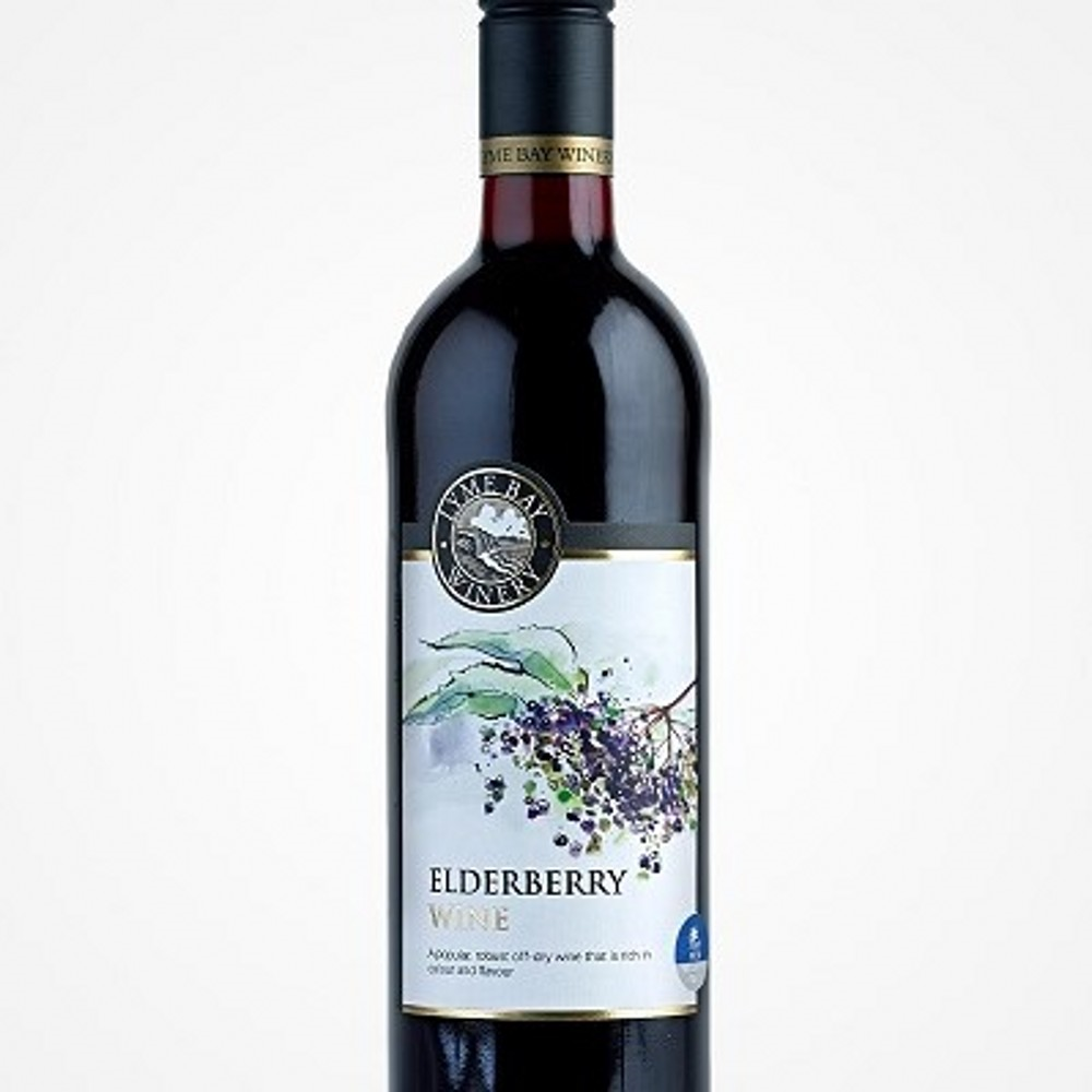 Lyme Bay Wine Elderberry 70cl Barn Farm Plants